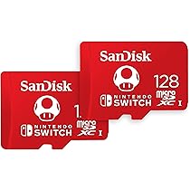 SanDisk 128GB microSDXC card for Nintendo Switch consoles, Super